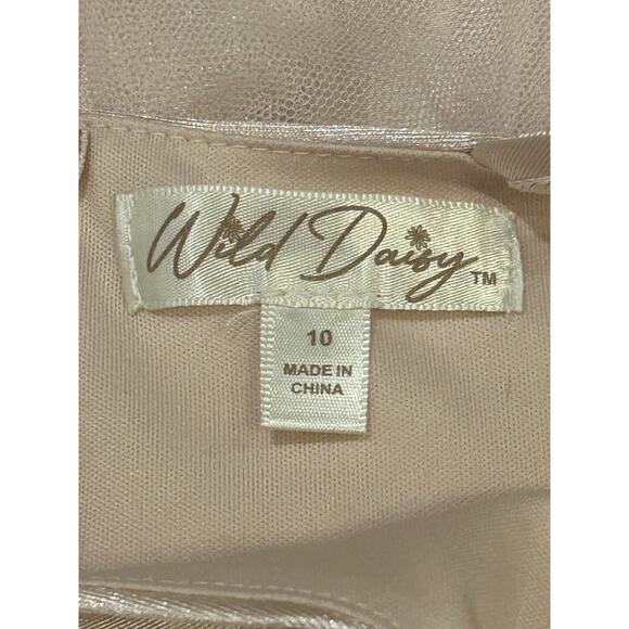 Wild Daisy Ballerina Pink Dress Girls size 10 - Picture 3 of 3